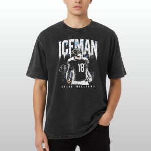 Caleb Williams Iceman Bears Heavyweight Classic Vintage Hoodie 3