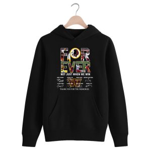 Commanders Forever Not Just When We Win Thank You For The Memories Shirt 1 black 3