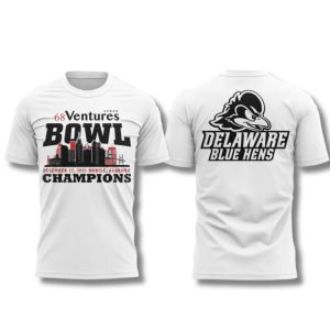 Delaware Football 68 Ventures Bowl Champions T-shirt 1 Delaware Football 68 Ventures Bowl Champions T shirt 2
