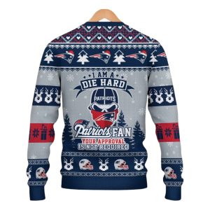 Devin McCourty I Am A Die Hard Patriots Fan Christmas Ugly Sweater 2
