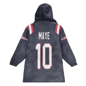Do Your Job Maye 10 New England Football Unisex Blanket Hoodie 2 Do Your Job Maye 10 New England Football Unisex Blanket Hoodie 3