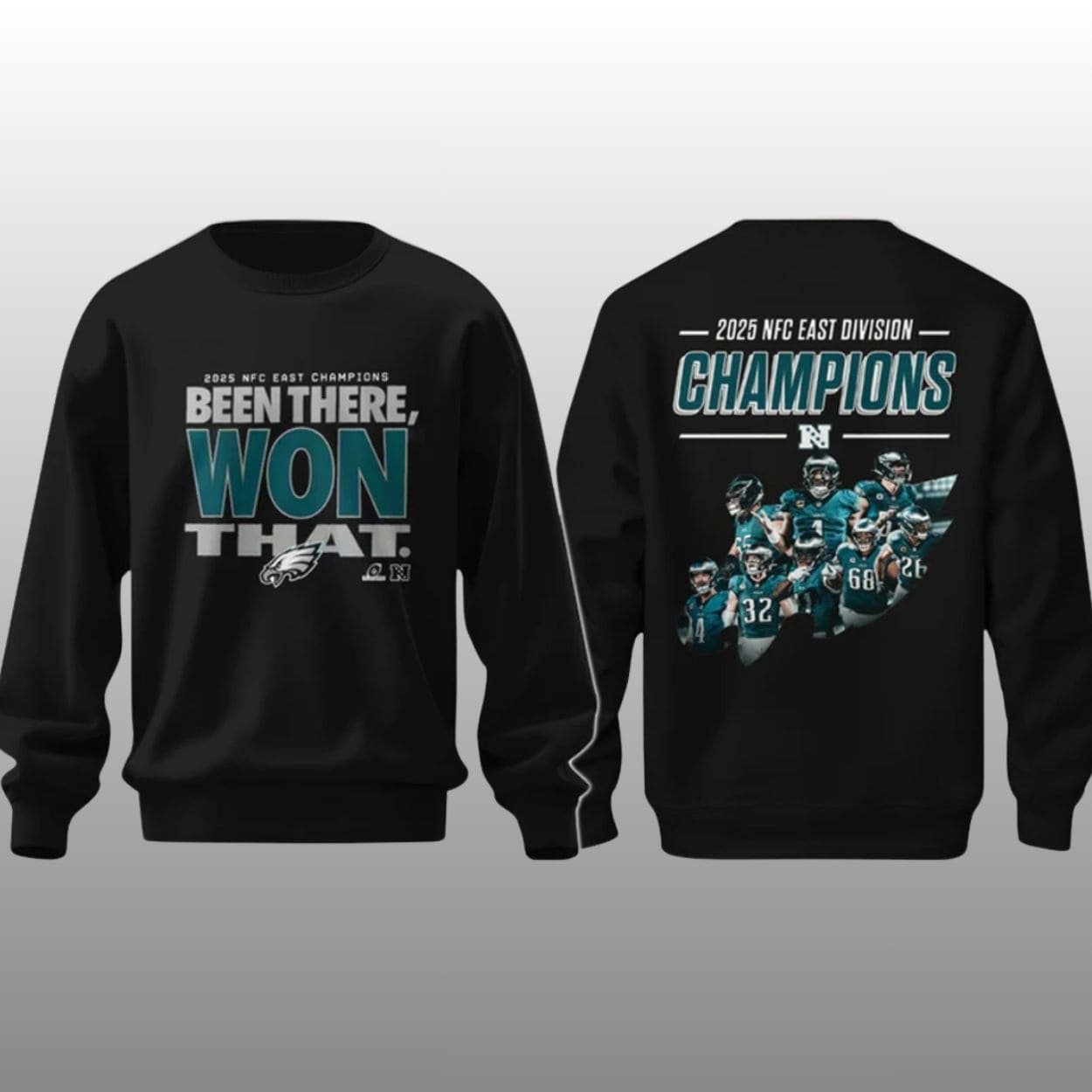 Eagles 2025 NFC East Champions Been There Won That Hoodie Eagles 2025 NFC East Champions Been There Won That Hoodie