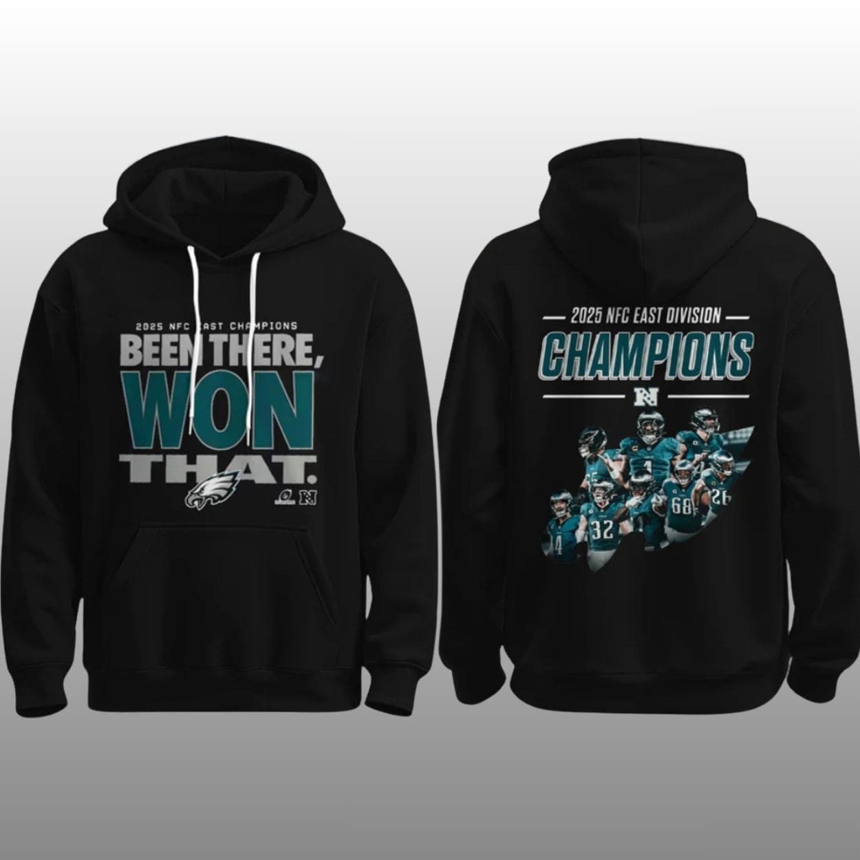 Eagles 2025 NFC East Champions Been There Won That Hoodie 2 Eagles 2025 NFC East Champions Been There Won That Hoodie 2