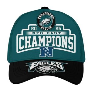 Eagles 2025 NFC East Champions Classic Cap 1 Eagles 2025 NFC East Champions Classic Cap 1