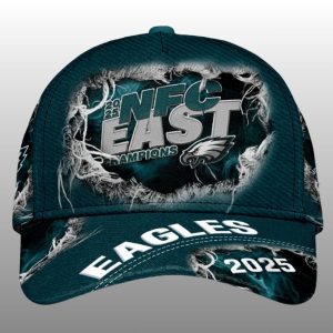Eagles 2025 NFC East Division Champions Printed Cap 2
