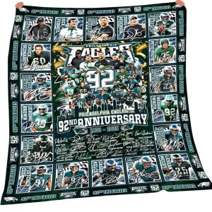 Eagles 92th Anniversary 1933-2025 Blanket 1 Eagles 92th Anniversary 1933 2025 Blanket 1
