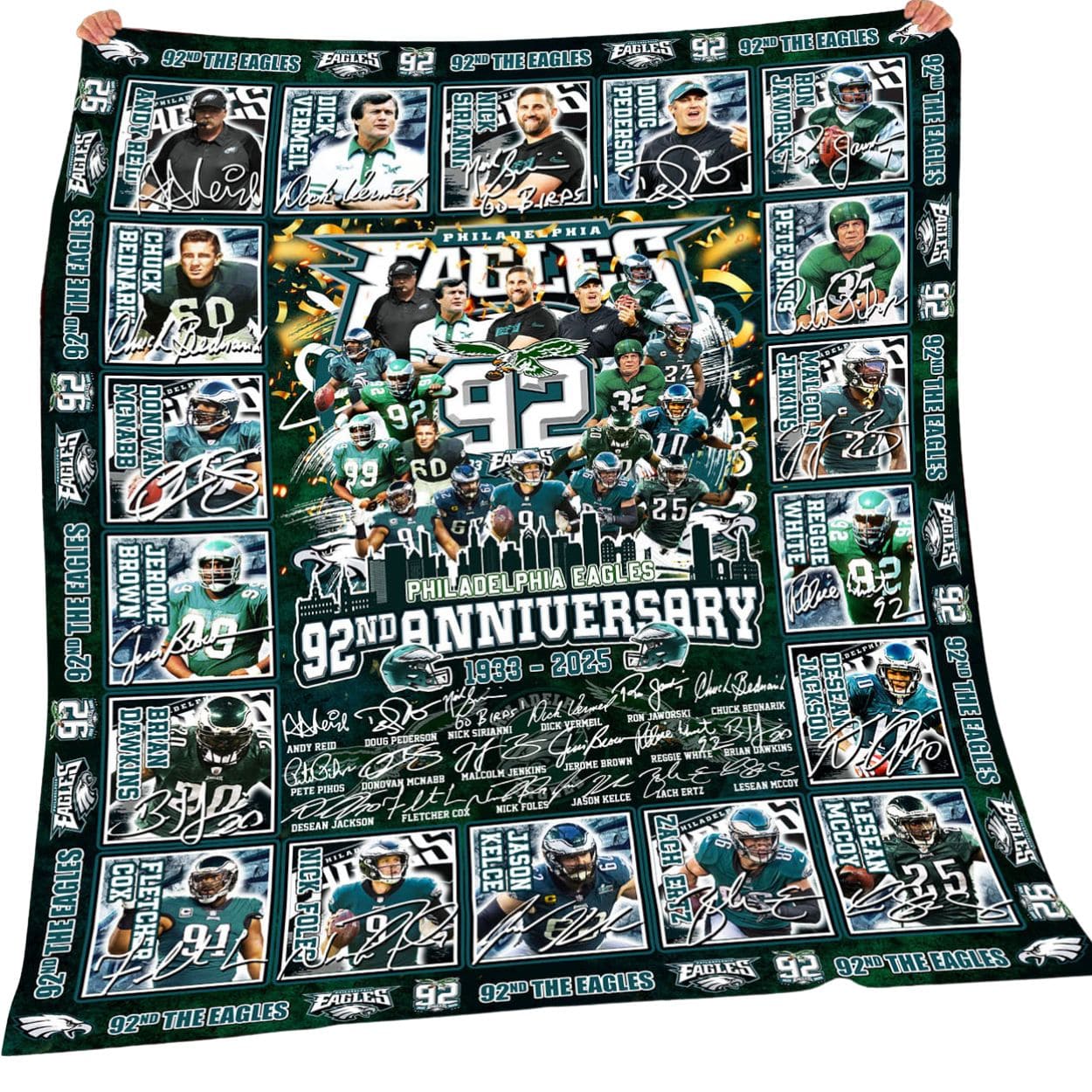 Eagles 92th Anniversary 1933-2025 Blanket Eagles 92th Anniversary 1933-2025 Blanket
