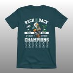 Eagles Back 2 Back NFC East Division Champions 2024 2025 Shirt