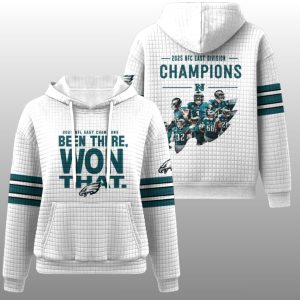 Eagles Been There Won That Waffle Hoodie 2