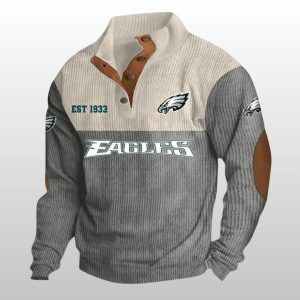 Eagles EST 1933 Stand Up Collar Sweatshirt 1
