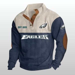 Eagles EST 1933 Stand Up Collar Sweatshirt 4