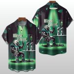 Eagles Football Bleed Green Hawaiian Shirt