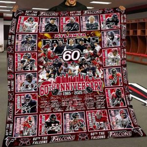Falcons 60th Anniversary 1965 2025 Blanket