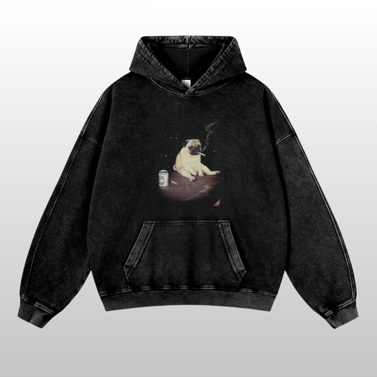 Funny Pug Smoking Meme Heavyweight Classic Vintage Sweatshirt Funny Pug Smoking Meme Heavyweight Classic Vintage Sweatshirt