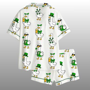 Funny St Patrick's Day Silly Goose Pajama Set 1 Funny St Patrick's Day Silly Goose Pajama Set 1