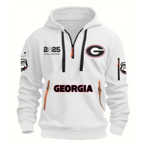 Georgia Football 2025 National Championship Quarter Zip Hoodie