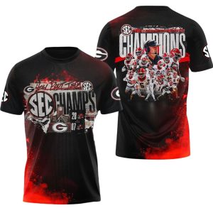 Georgia Football 2025 SEC Champions How Bout Them Shirt