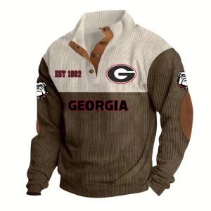 Georgia Football EST 1892 Stand Up Collar Sweatshirt 3