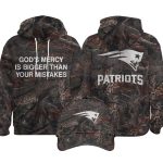 God's Mercy Is Bigger Than Your Mistakes Patriots Camo Hoodie