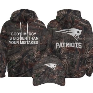 God's Mercy Is Bigger Than Your Mistakes Patriots Camo Hoodie 1