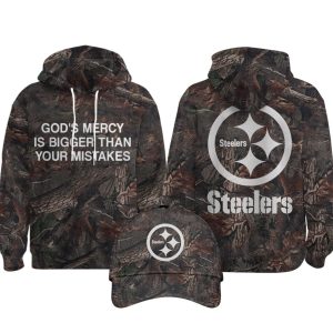 God's Mercy Is Bigger Than Your Mistakes Steelers Camo Hoodie 1