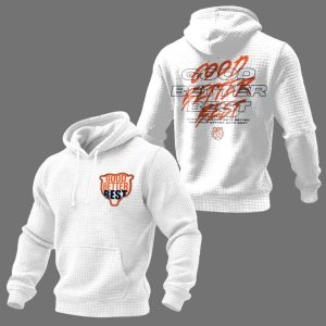 Good Better Best Bears Print Waffle Fabric Hoodie 3