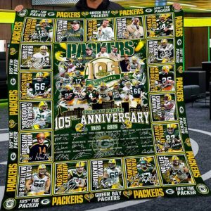 Green Bay Packers 105th Anniversary 1920 2025 Blanket