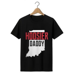 Hoosier Daddy Indiana State Map Shirt