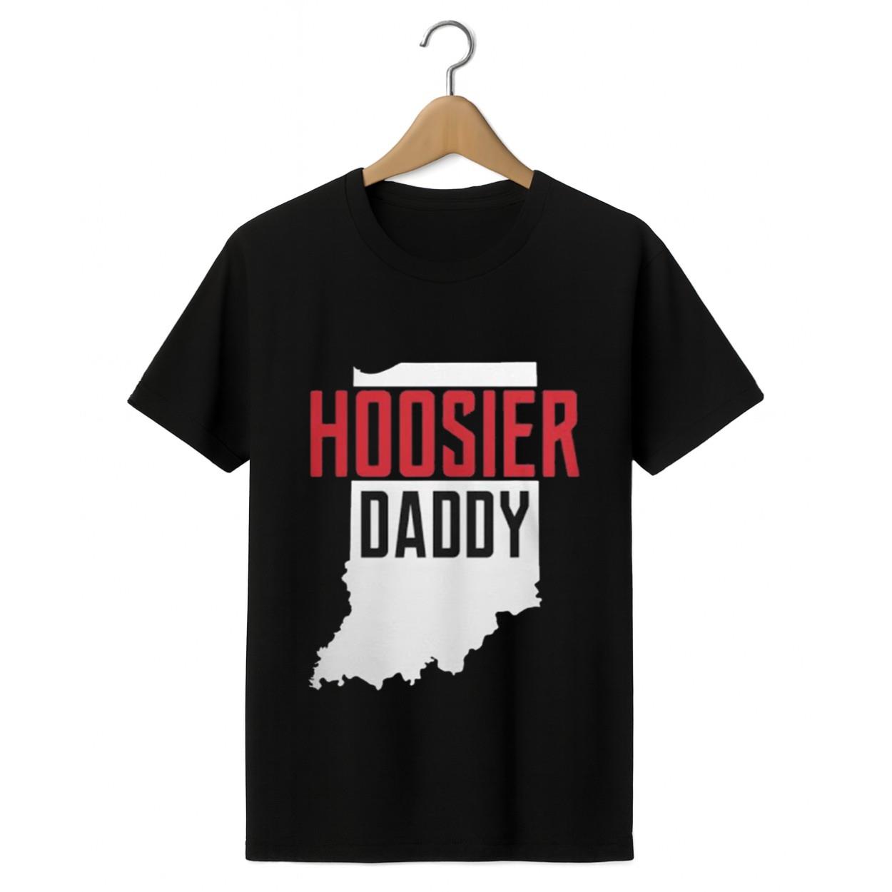 Hoosier Daddy Indiana State Map Shirt 1 black 1 Hoosier Daddy Indiana State Map Shirt 1 black 1