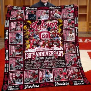 Hoosiers 138th Anniversary 1887 2025 Blanket