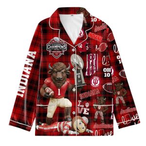 Hoosiers Big Ten Conference Champions 2025 Pajamas Set 1