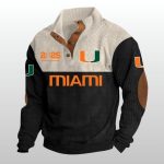 Hurricanes 2025 National Championship Stand-Up Collar Sweatshirt