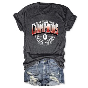 Indiana 2025 Big Ten Football Champions December 6 2025 Shirt 1