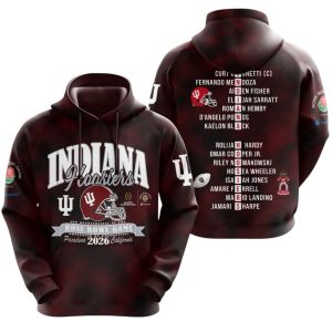 Indiana Football 2026 Rose Bowl Shirt 1