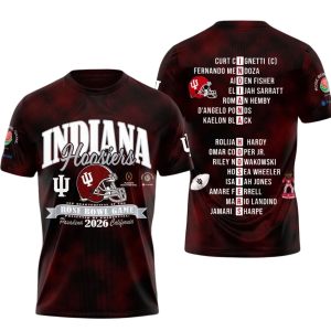 Indiana Football 2026 Rose Bowl Shirt