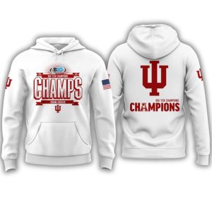 Indiana Football Big Ten Champions 2025 Hoodie