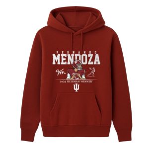 Indiana Football Fernando Mendoza 2025 Heisman Winner Shirt 1