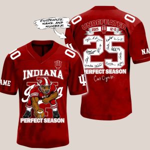 Indiana Football Perfect Season Undefeated 2025 Jersey 1