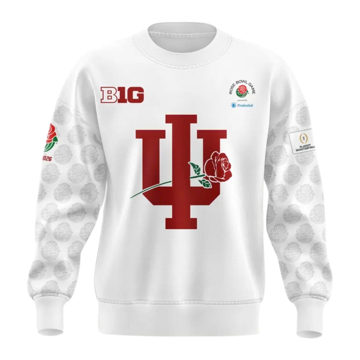 Indiana Hoosiers football helmet 2026 Rose Bowl Sweatshirt Indiana Hoosiers football helmet 2026 Rose Bowl Sweatshirt