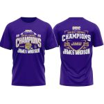 JMU 2025 Sun Belt Football Conference Champions T-Shirt