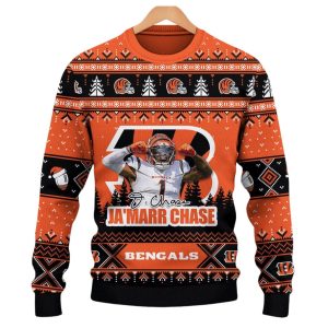 Ja'Marr Chase Don't Mess With Bengals Fan Christmas Ugly Sweater 1 Ja'Marr Chase Don't Mess With Bengals Fan Christmas Ugly Sweater 1