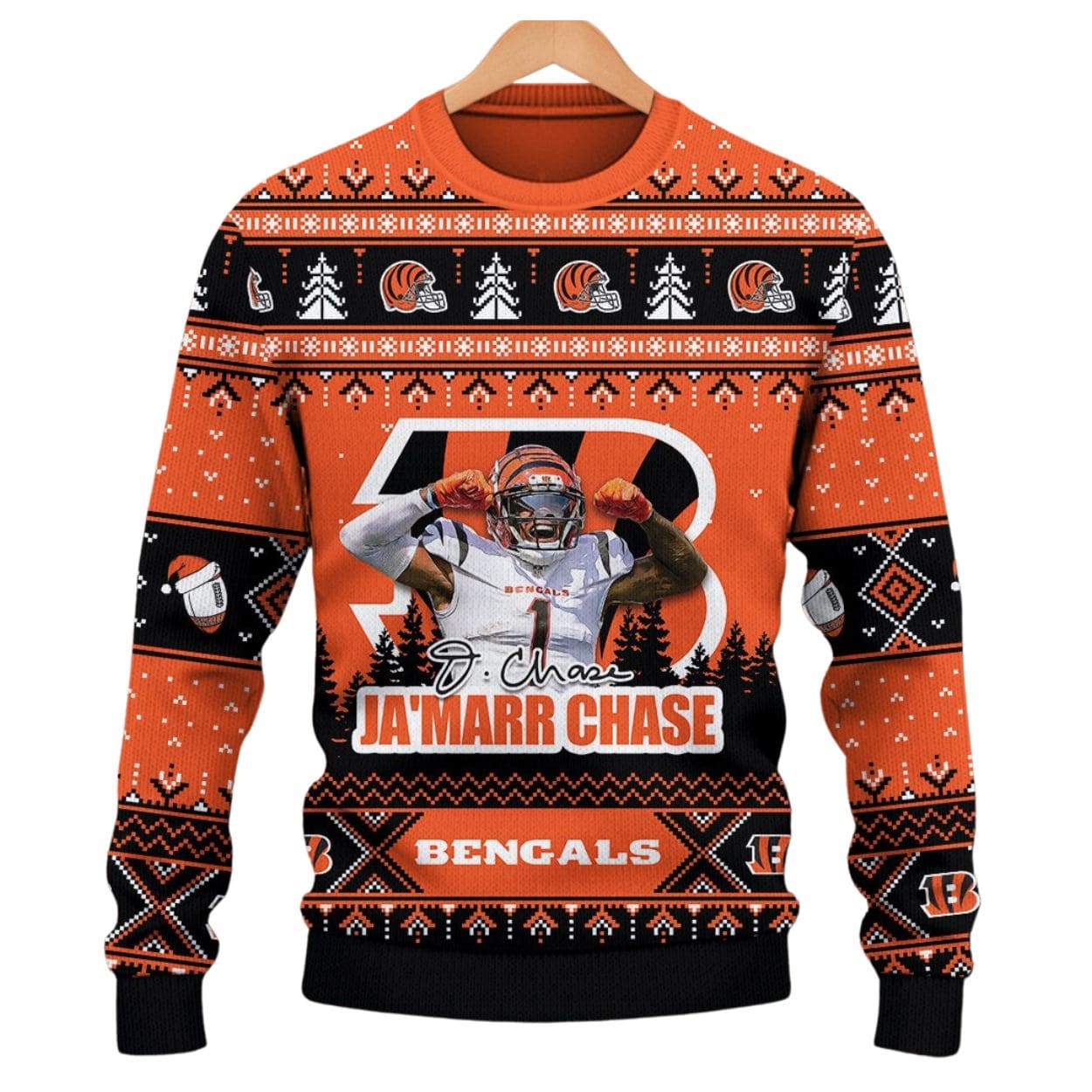 Ja’Marr Chase Don’t Mess With Bengals Fan Christmas Ugly Sweater Ja’Marr Chase Don’t Mess With Bengals Fan Christmas Ugly Sweater