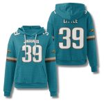 Jaguars Cam Little 39 Waffle Hoodie