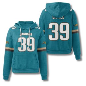 Jacksonville Jaguars Cam Little 39 Waffle Hoodie