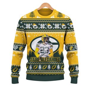 Jaire Alexander Packers For Life Christmas Ugly Sweater 1