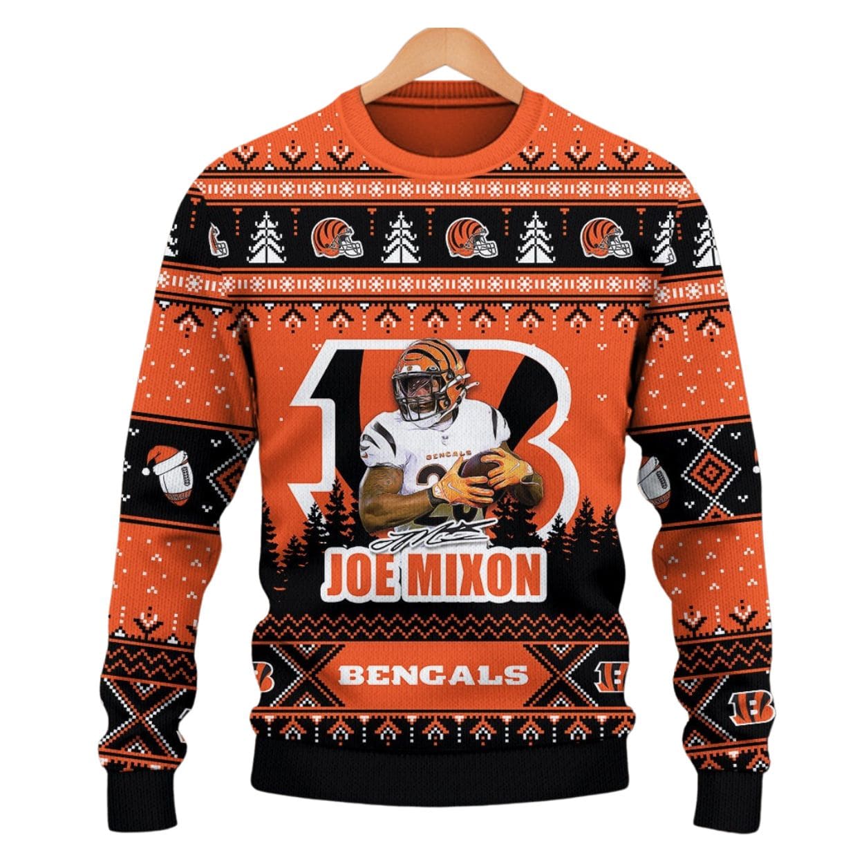 Joe Mixon Don’t Mess With Bengals Fan Christmas Ugly Sweater Joe Mixon Don’t Mess With Bengals Fan Christmas Ugly Sweater