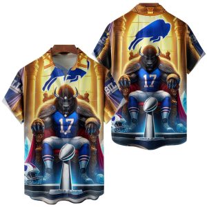 Josh Allen Bills Football Hawaiian Shirt 2