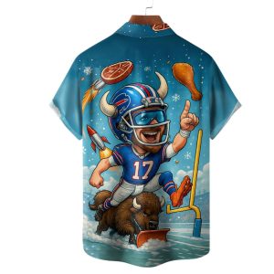 Josh Allen Buffalo Football Hawaiian Shirt 1