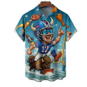 Josh Allen Buffalo Football Hawaiian Shirt