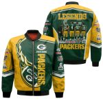 Legends Packers Starr Favre White Rodgers Championship Custom Name Jacket